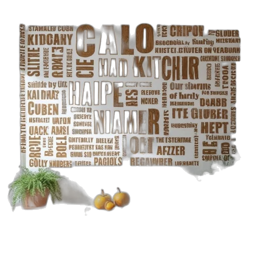 food, furniture, earth tones, monochrome transparent PNG cut-out