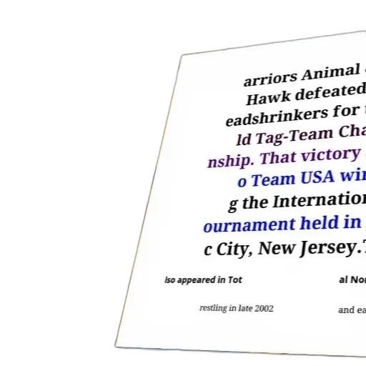 animal, poster, wrestling, match, between, hawk, headshrinkers, tag transparent PNG cut-out