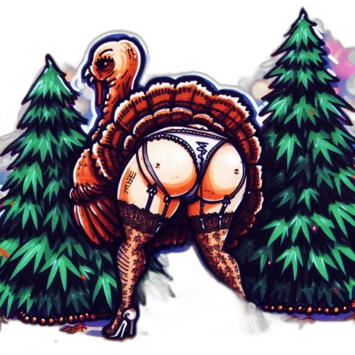 creature, animal, pixel art, concept art, watercolor, fantasy art, illustrated, turkey transparent PNG cut-out