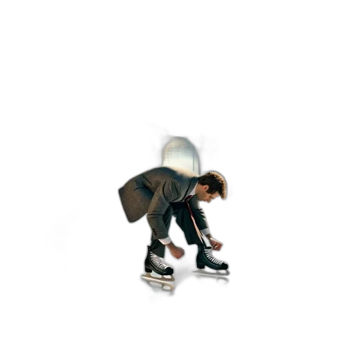 shoes, hat, robot, jacket, concept art, 3d render, photorealistic, pixel art transparent PNG cut-out