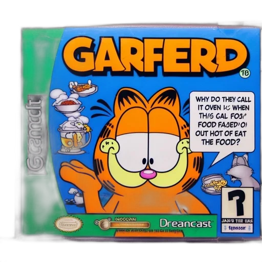 food, concept art, video, game, box, art, garfield, nintendo transparent PNG cut-out