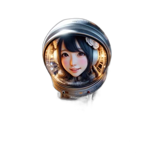 robot, face, mask, jewelry, anime, photorealistic, concept art, 3d render transparent PNG cut-out
