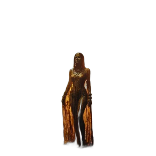 dress, jewelry, staff, creature, 3d render, concept art, fantasy art, oil painting transparent PNG cut-out