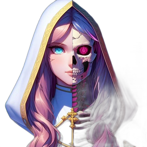 mask, face, jewelry, staff, fantasy art, concept art, pixel art, anime transparent PNG cut-out