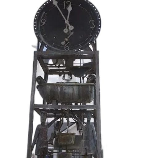 robot, furniture, weapon, staff, 3d render, large, outdoor, clock transparent PNG cut-out