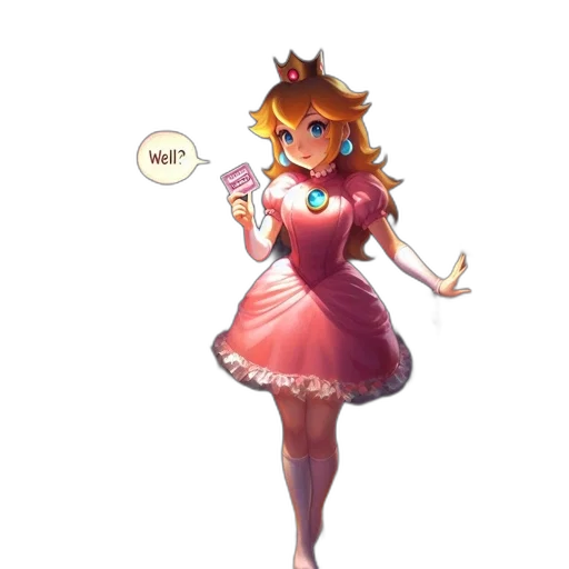 dress, crown, staff, weapon, concept art, pixel art, anime, fantasy art transparent PNG cut-out