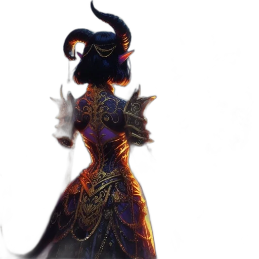 dress, crown, dragon, staff, concept art, fantasy art, 3d render, comic book art transparent PNG cut-out