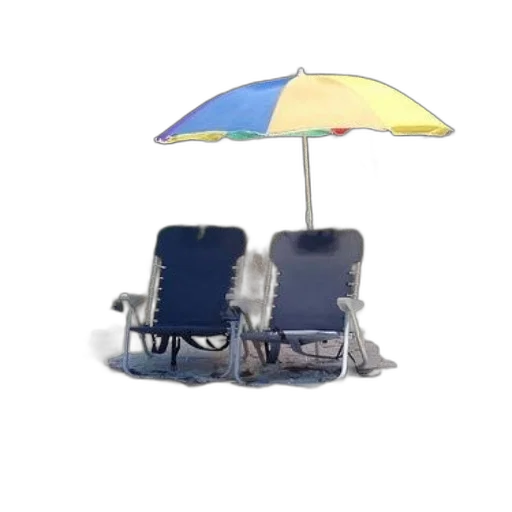 umbrella, furniture, car, hat, 3d render, concept art, photorealistic, watercolor transparent PNG cut-out