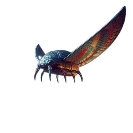 creature, dragon, animal, weapon, concept art, 3d render, fantasy art, pixel art transparent PNG cut-out