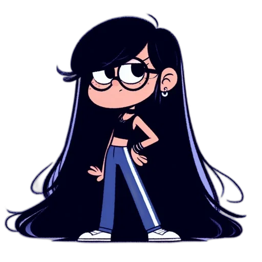 hair, dress, creature, staff, cartoon, anime, concept art, pixel art transparent PNG cut-out