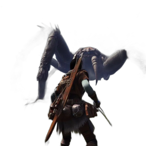 weapon, creature, sword, dragon, concept art, fantasy art, 3d render, cyberpunk transparent PNG cut-out