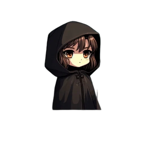 face, mask, umbrella, staff, pixel art, anime, concept art, 3d render transparent PNG cut-out