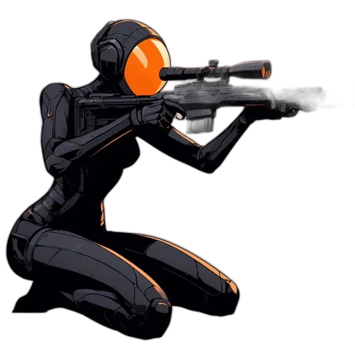 weapon, robot, staff, concept art, 3d render, pixel art, comic book art, armored transparent PNG cut-out
