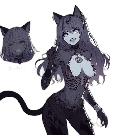 creature, mask, animal, dress, concept art, anime, pixel art, fantasy art transparent PNG cut-out