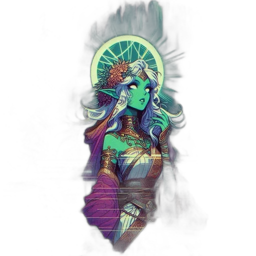 mask, dress, staff, dragon, fantasy art, concept art, pixel art, cyberpunk transparent PNG cut-out