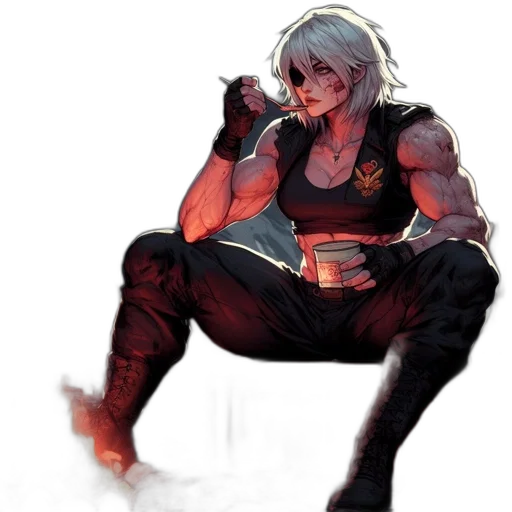sword, weapon, concept art, comic book art, pixel art, fantasy art, fire, neon lights transparent PNG cut-out