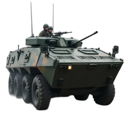 weapon, car, robot, 3d render transparent PNG cut-out