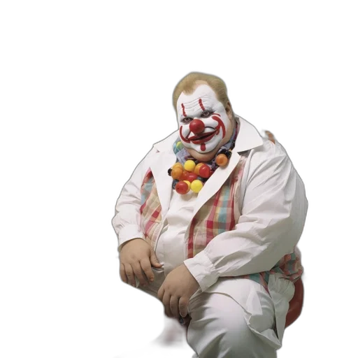 mask, creature, animal, face, concept art, 3d render, photorealistic, clown-faced transparent PNG cut-out
