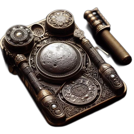 jewelry, weapon, staff, sword, concept art, 3d render, photorealistic, innovative transparent PNG cut-out