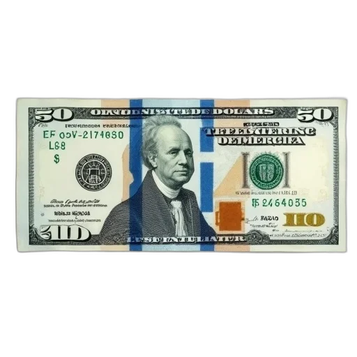 face, 3d render, photorealistic, dollar transparent PNG cut-out