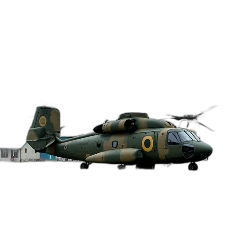 weapon, 3d render, military, helicopter, camouflage, pattern, yellow, emblem transparent PNG cut-out