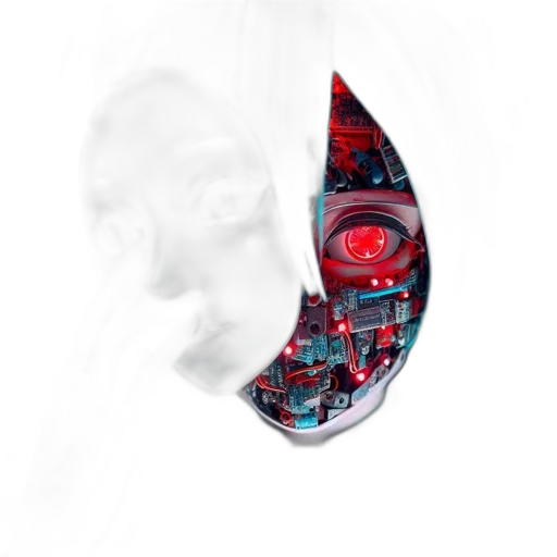 mask, robot, face, weapon transparent PNG cut-out