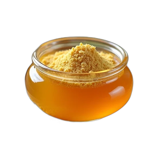 food, golden, raw, honey, powder, ginger, 1kg transparent PNG cut-out