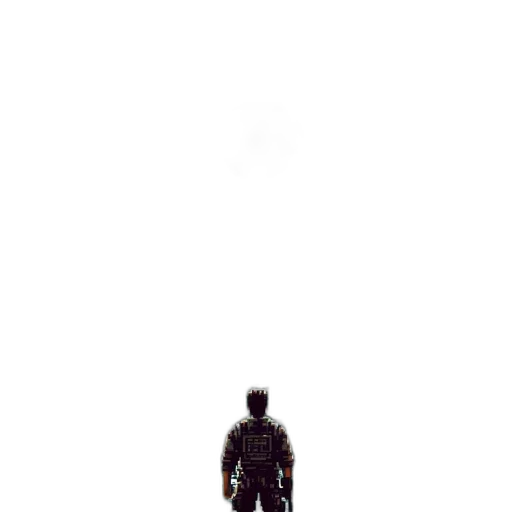 robot, creature, animal, jacket, comic book art, concept art, pixel art, 3d render transparent PNG cut-out