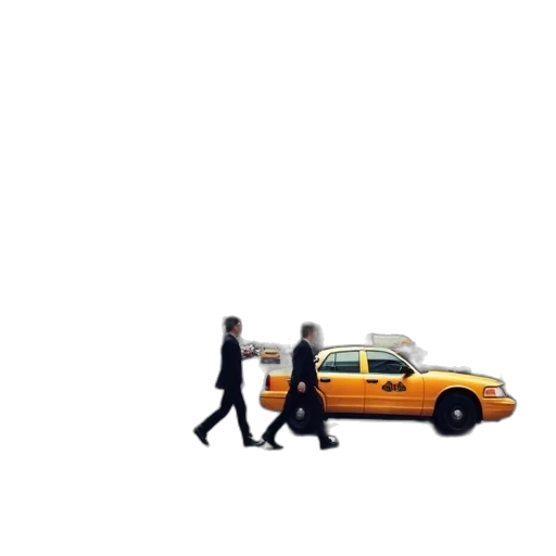 car, umbrella, robot, staff, pixel art, concept art, 3d render, photorealistic transparent PNG cut-out