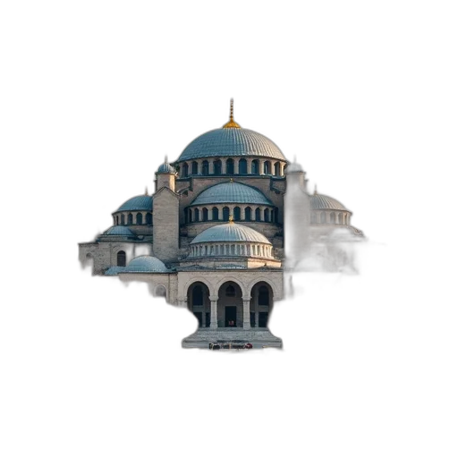 building, crown, pixel art, 3d render transparent PNG cut-out