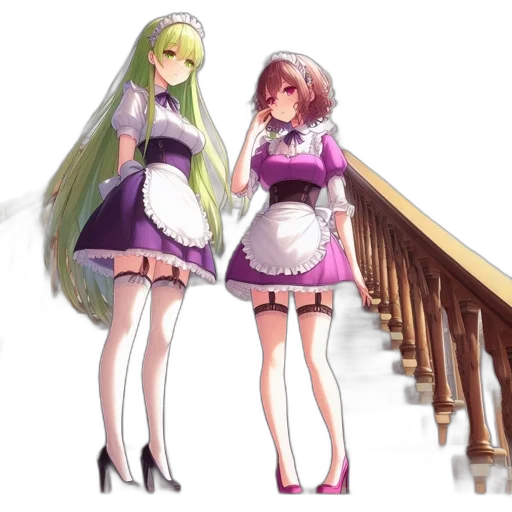 dress, furniture, anime, concept art, 3d render, pixel art, pastel, green transparent PNG cut-out