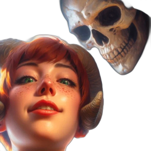 face, mask, crown, concept art, photorealistic, fantasy art, comic book art, youthful transparent PNG cut-out