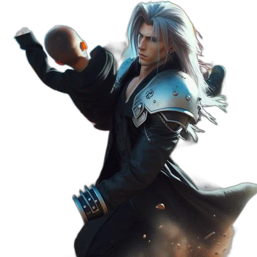 staff, concept art, fantasy art, 3d render, photorealistic, male, character, long transparent PNG cut-out