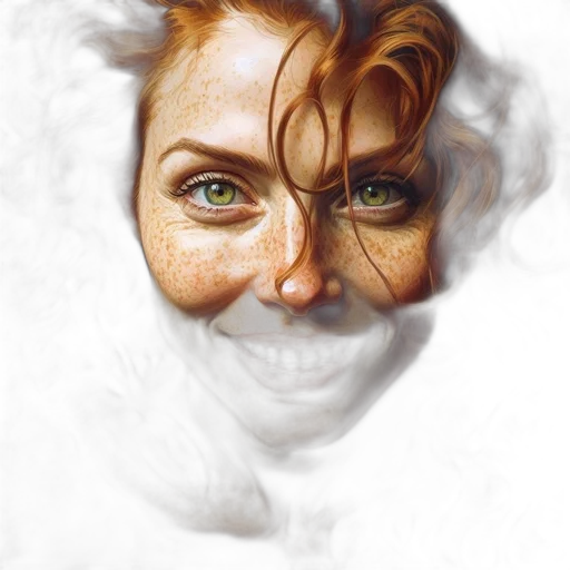 face, mask, creature, crown, photorealistic, oil painting, watercolor, fantasy art transparent PNG cut-out
