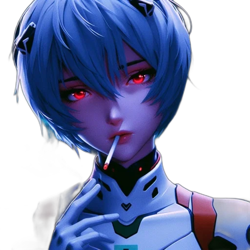 robot, face, staff, mask, anime, concept art, cyberpunk, pixel art transparent PNG cut-out