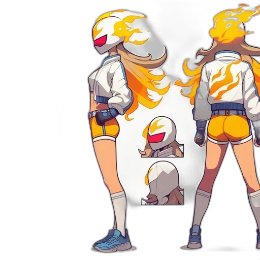 jacket, concept art, pixel art, anime, cyberpunk, golden, monochrome, colorful transparent PNG cut-out
