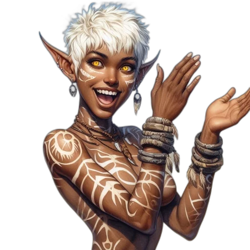 staff, face, creature, fantasy art, concept art, pixel art, comic book art, anthropomorphic transparent PNG cut-out