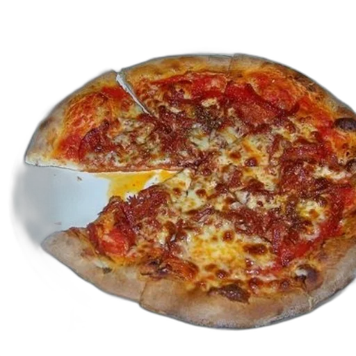 food, crown, face, weapon, 3d render, photorealistic, pepperoni, pizza transparent PNG cut-out