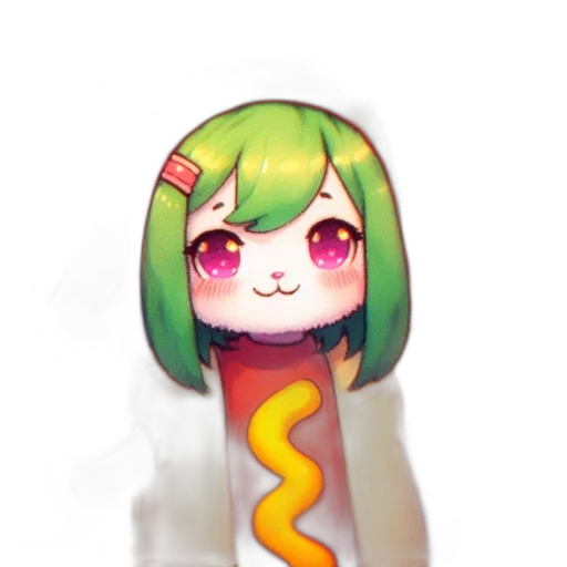 food, creature, staff, animal, pixel art, watercolor, concept art, anime transparent PNG cut-out