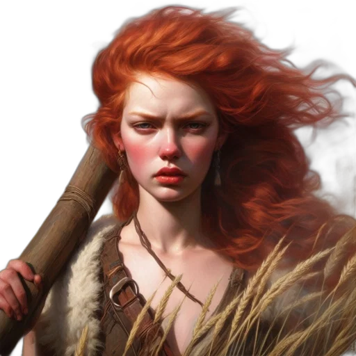 sword, weapon, hair, fantasy art, concept art, photorealistic, comic book art, fire transparent PNG cut-out