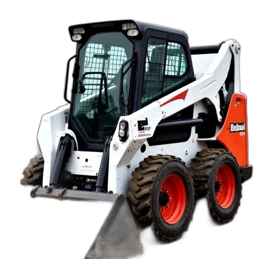 weapon, bobcat, skid, steer, not, compact, vehicle, but transparent PNG cut-out