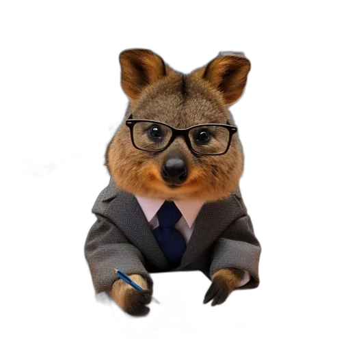 staff, animal, face, cartoon, 3d render, photorealistic, concept art, anthropomorphized transparent PNG cut-out