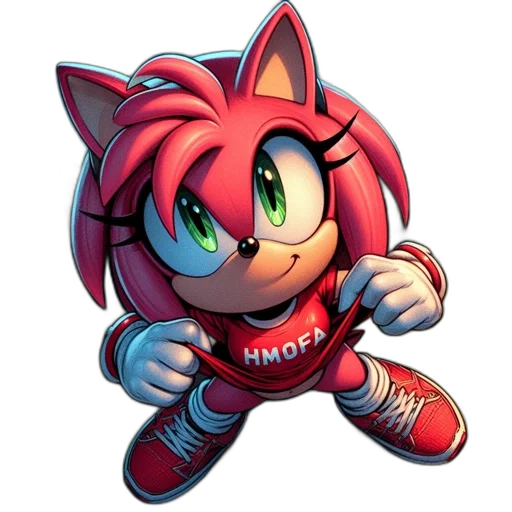 animal, staff, creature, pixel art, 3d render, concept art, cartoon, red transparent PNG cut-out