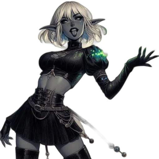 staff, mask, concept art, fantasy art, pixel art, comic book art, dark, monochrome transparent PNG cut-out