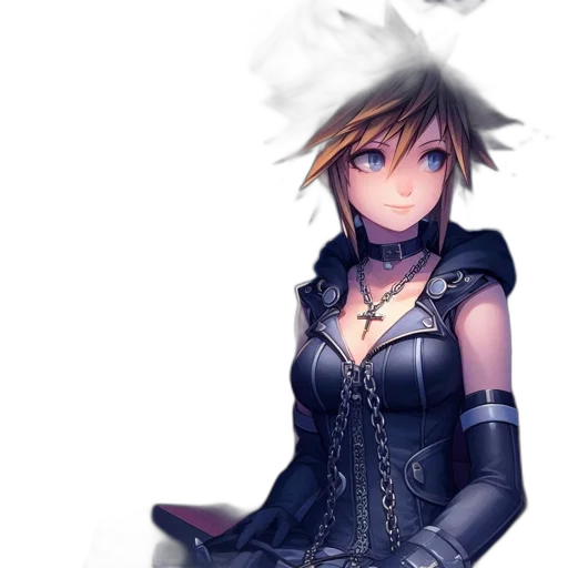 dress, sword, staff, crown, fantasy art, pixel art, anime, concept art transparent PNG cut-out