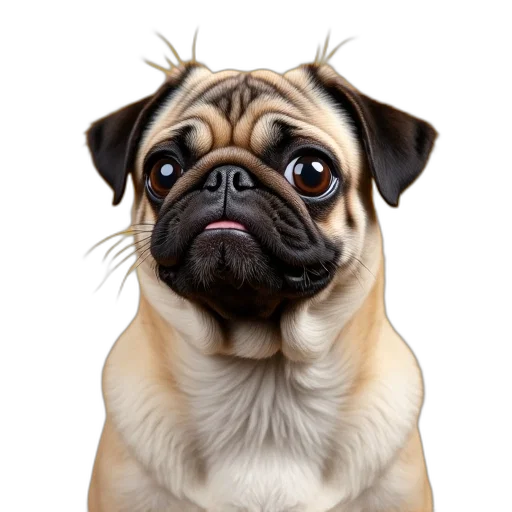 animal, face, creature, staff, photorealistic, 3d render, cartoon, oil painting transparent PNG cut-out