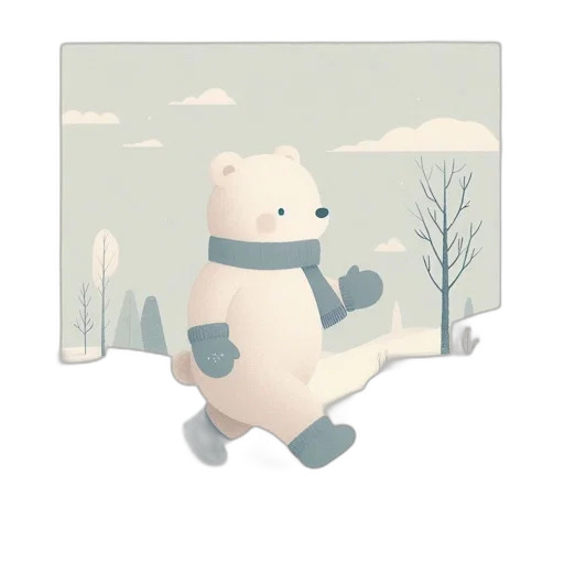 creature, animal, robot, concept art, pixel art, 3d render, fantasy art, snow transparent PNG cut-out