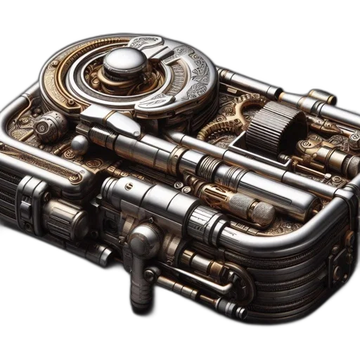 weapon, jewelry, car, furniture, concept art, 3d render, photorealistic, elaborate transparent PNG cut-out