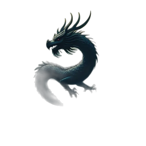 dragon, staff, creature, animal transparent PNG cut-out