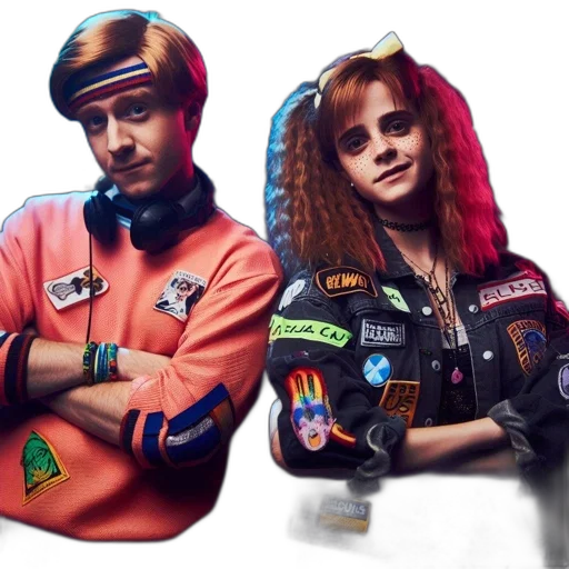 jacket, concept art, cyberpunk, photorealistic, comic book art, outer space, neon, two transparent PNG cut-out